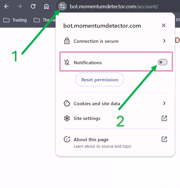 Browser Notification Permission