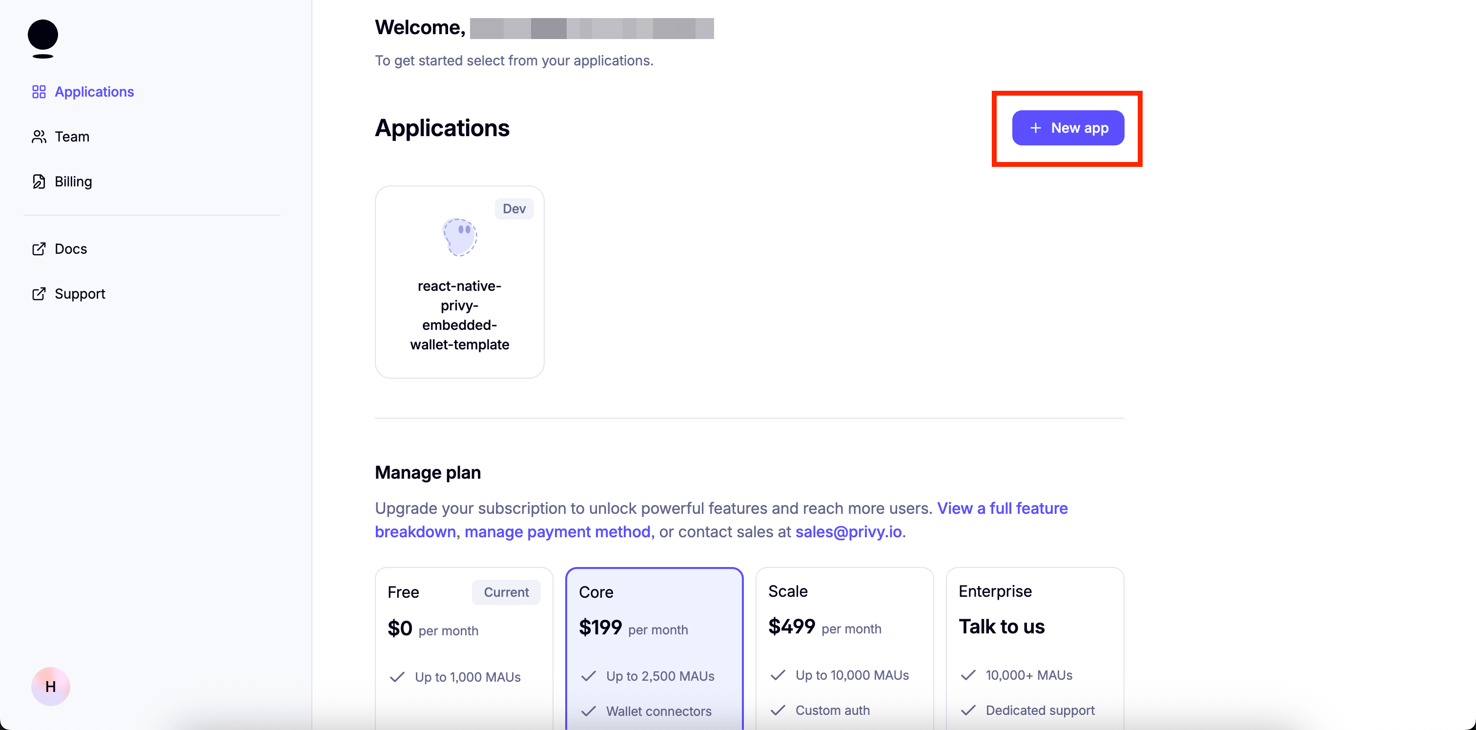 create app