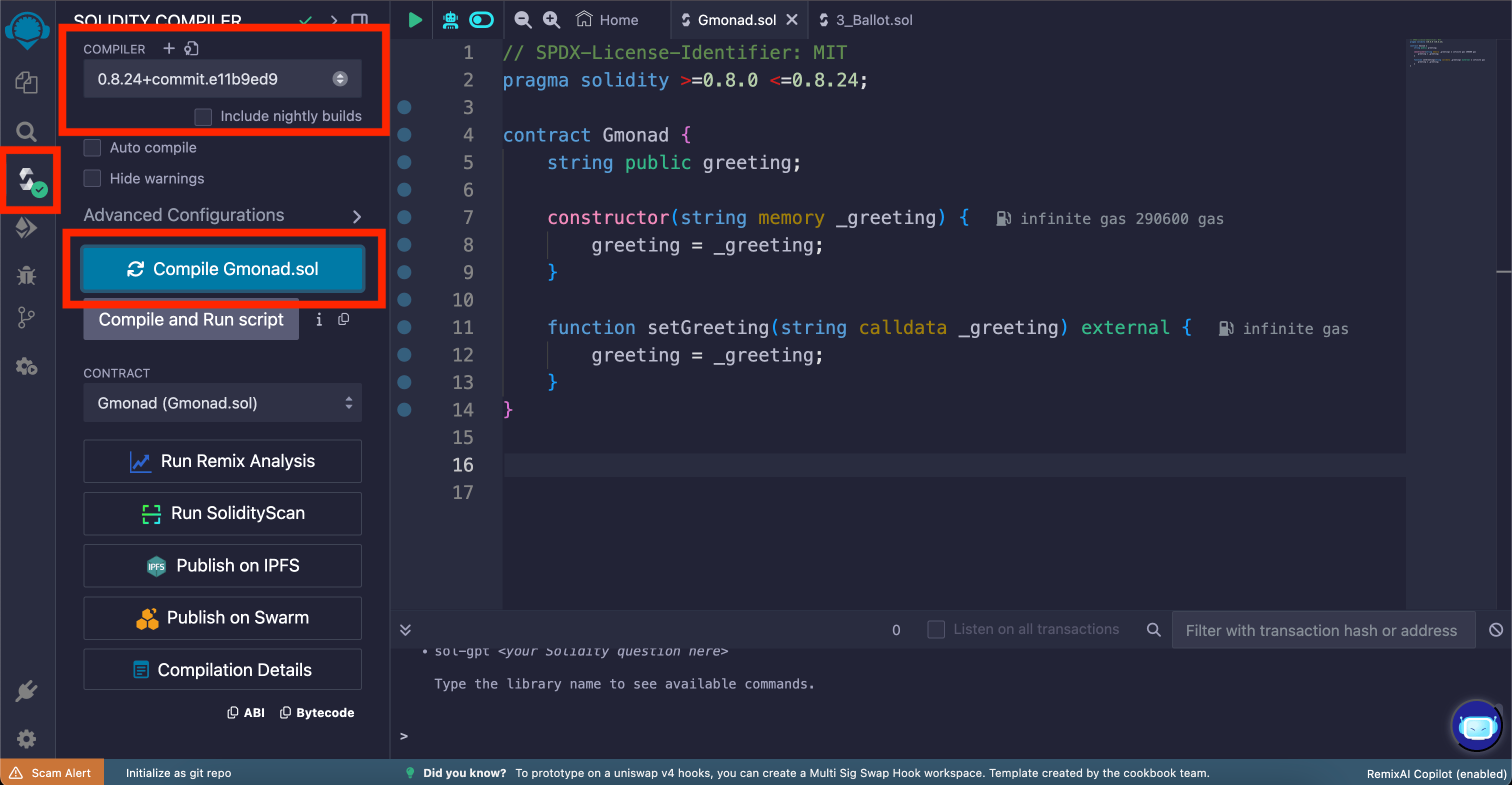 compile