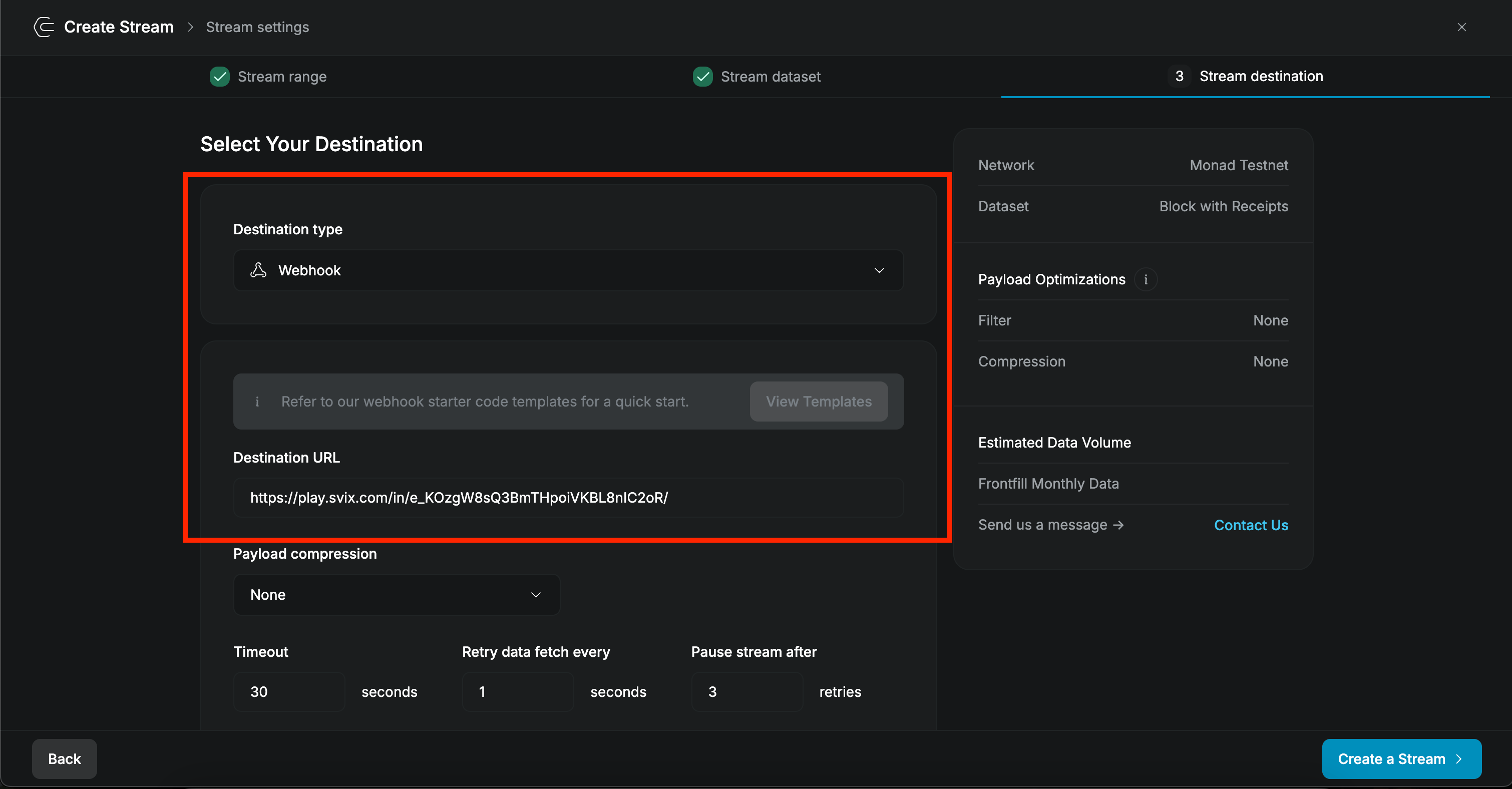 webhook dropdown image