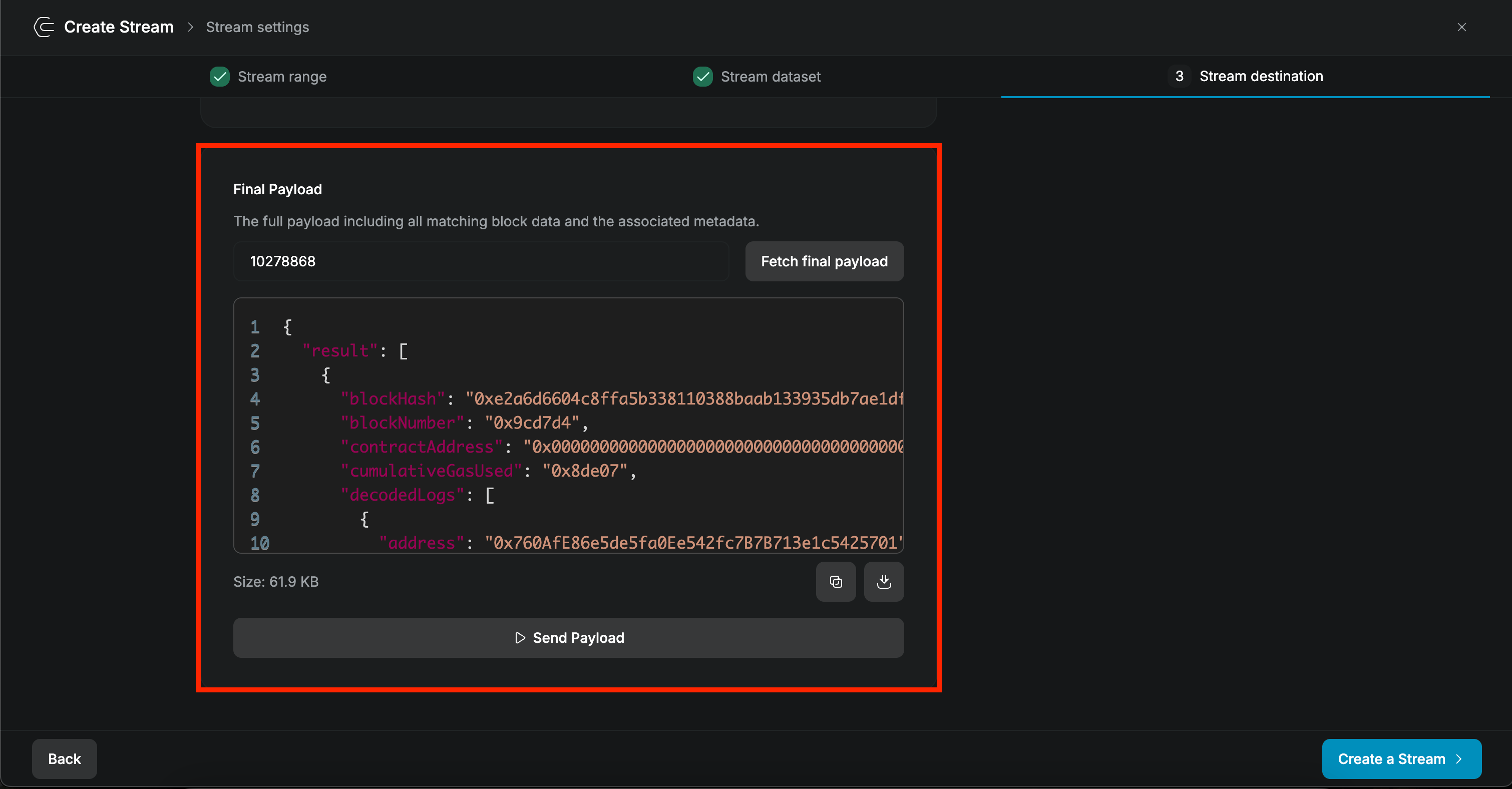 add send payload image