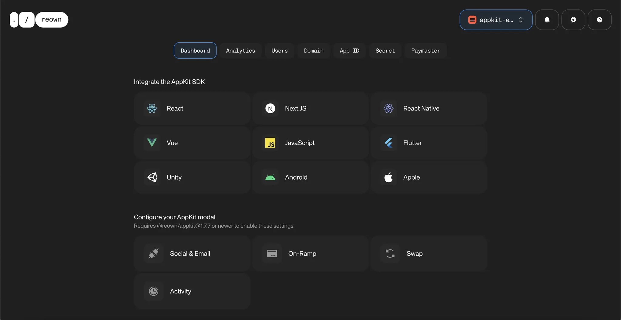 Select Framework
