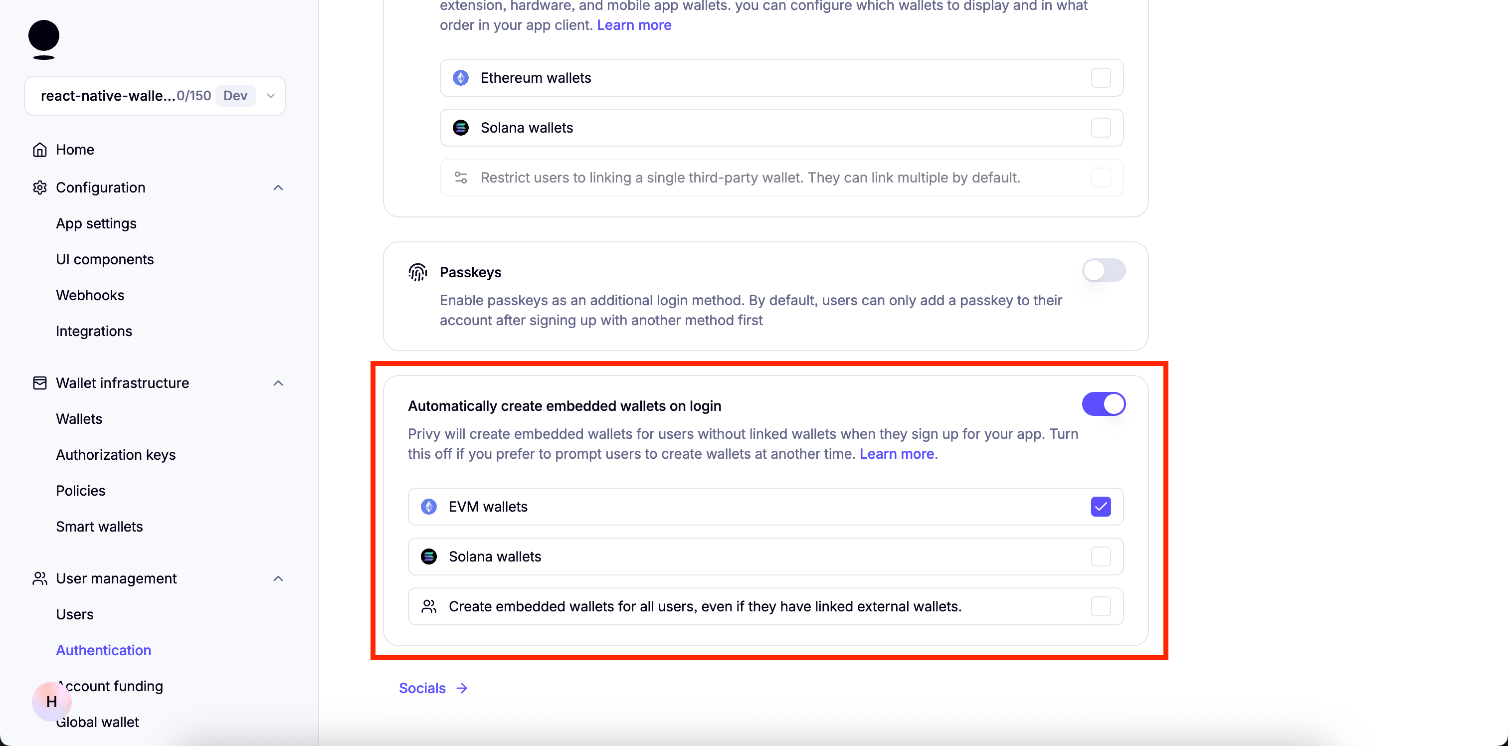 create wallets automatically