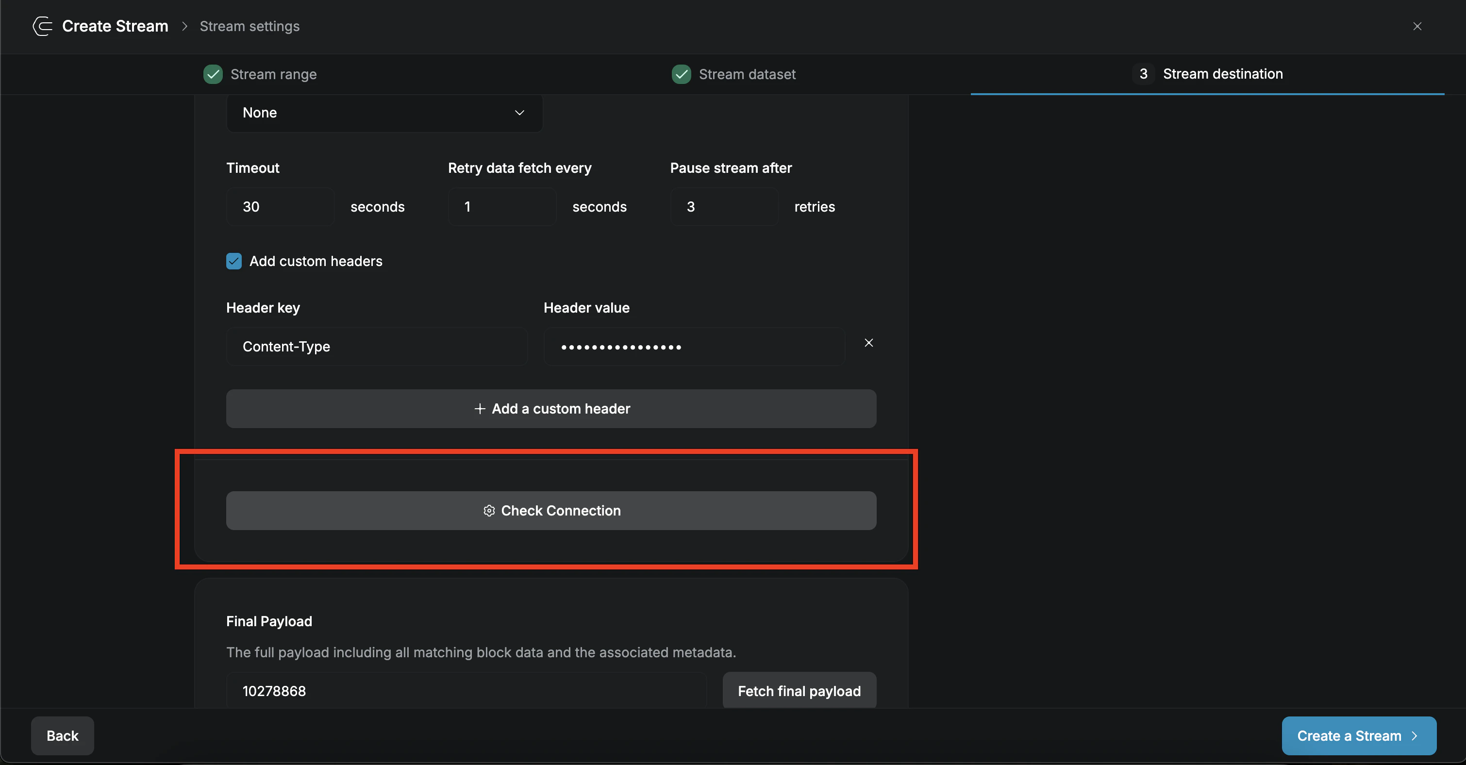 check connection image