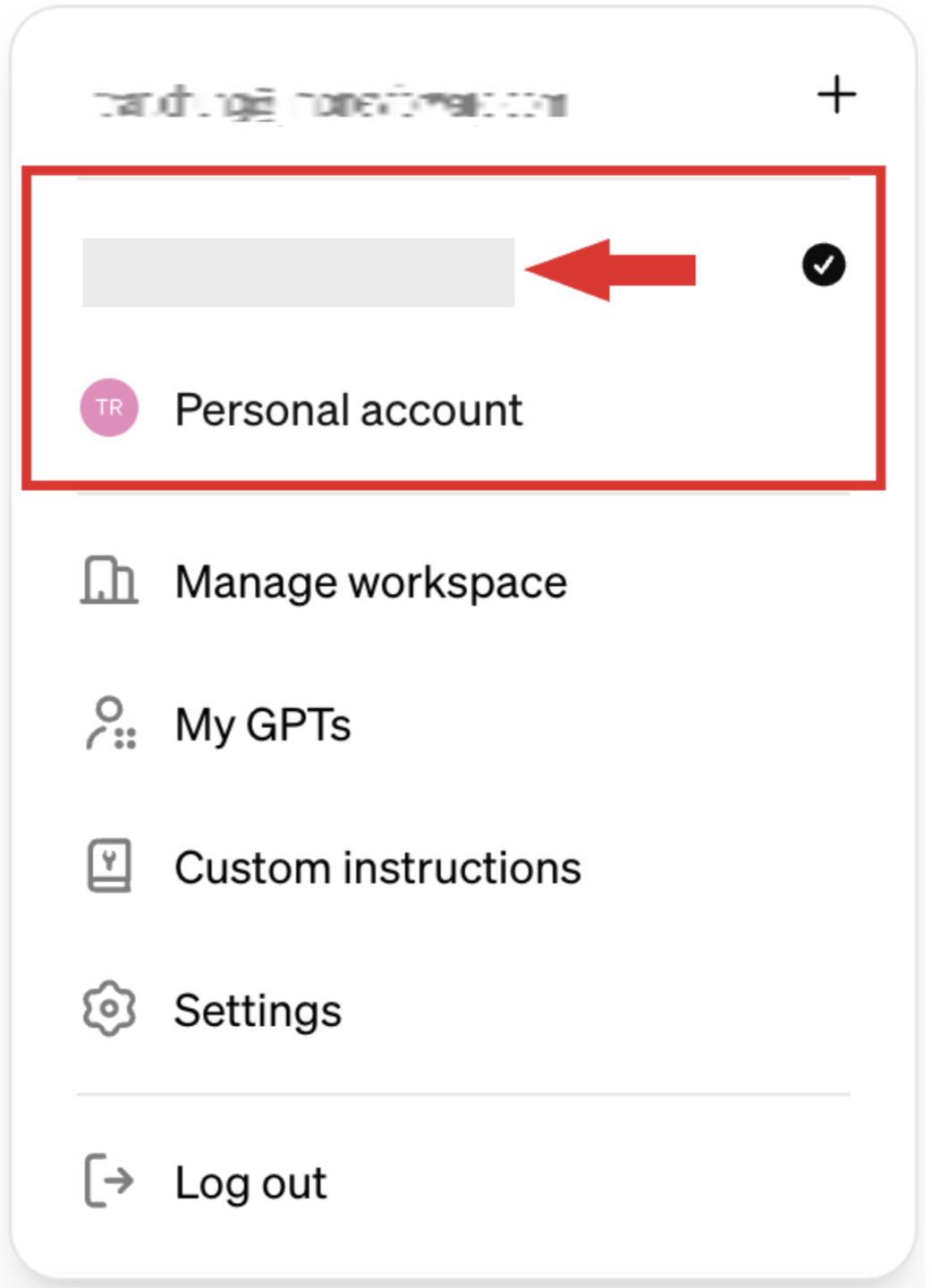 Checking the workspace key