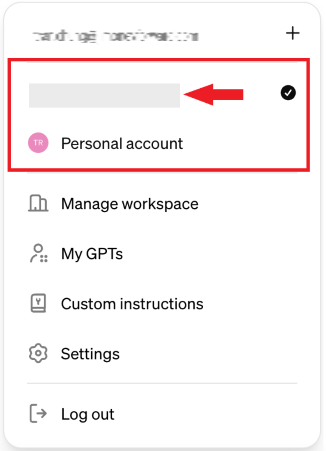 Checking the workspace key