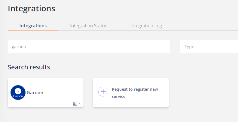 Garoon integration search