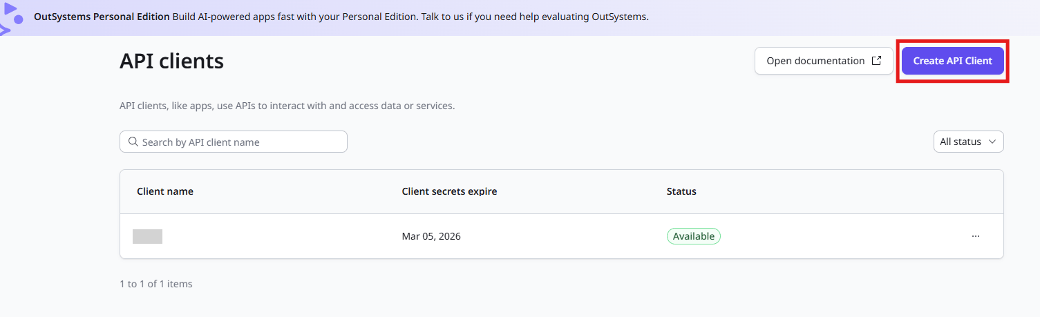 Create API Client