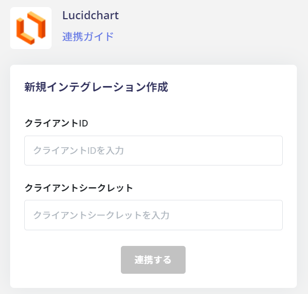 認証情報入力