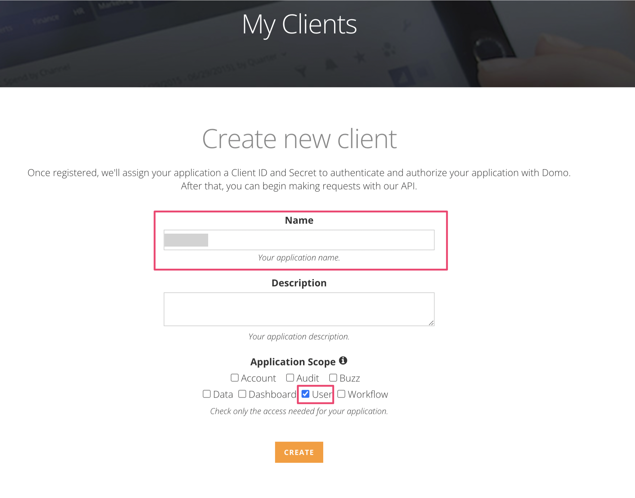 Create Client