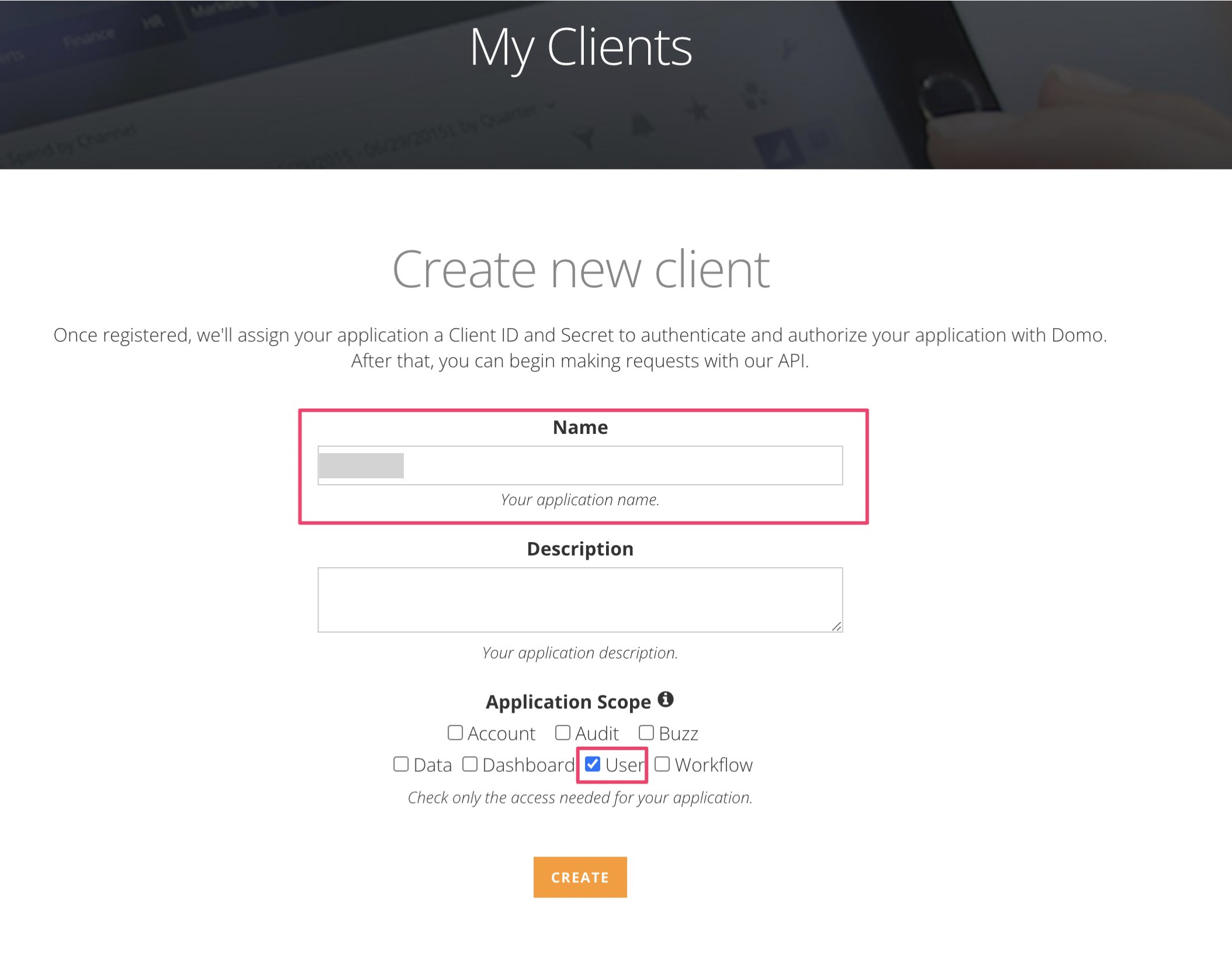 Create Client