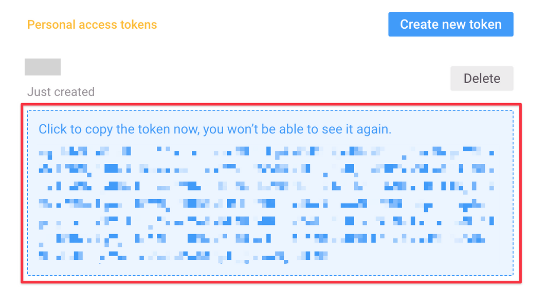 Access Token表示