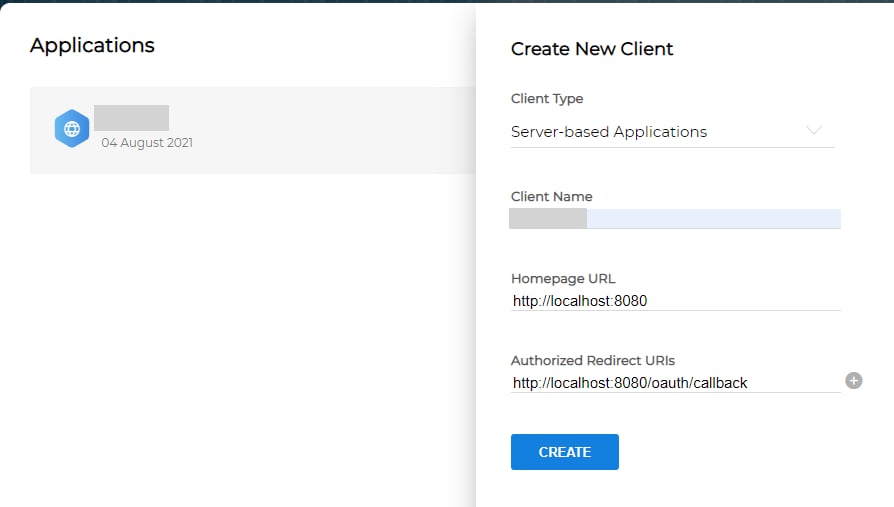 Entering app information