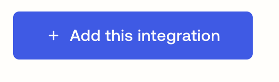 Add this integrationボタン