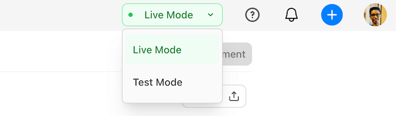 Dashboard Environment Switching