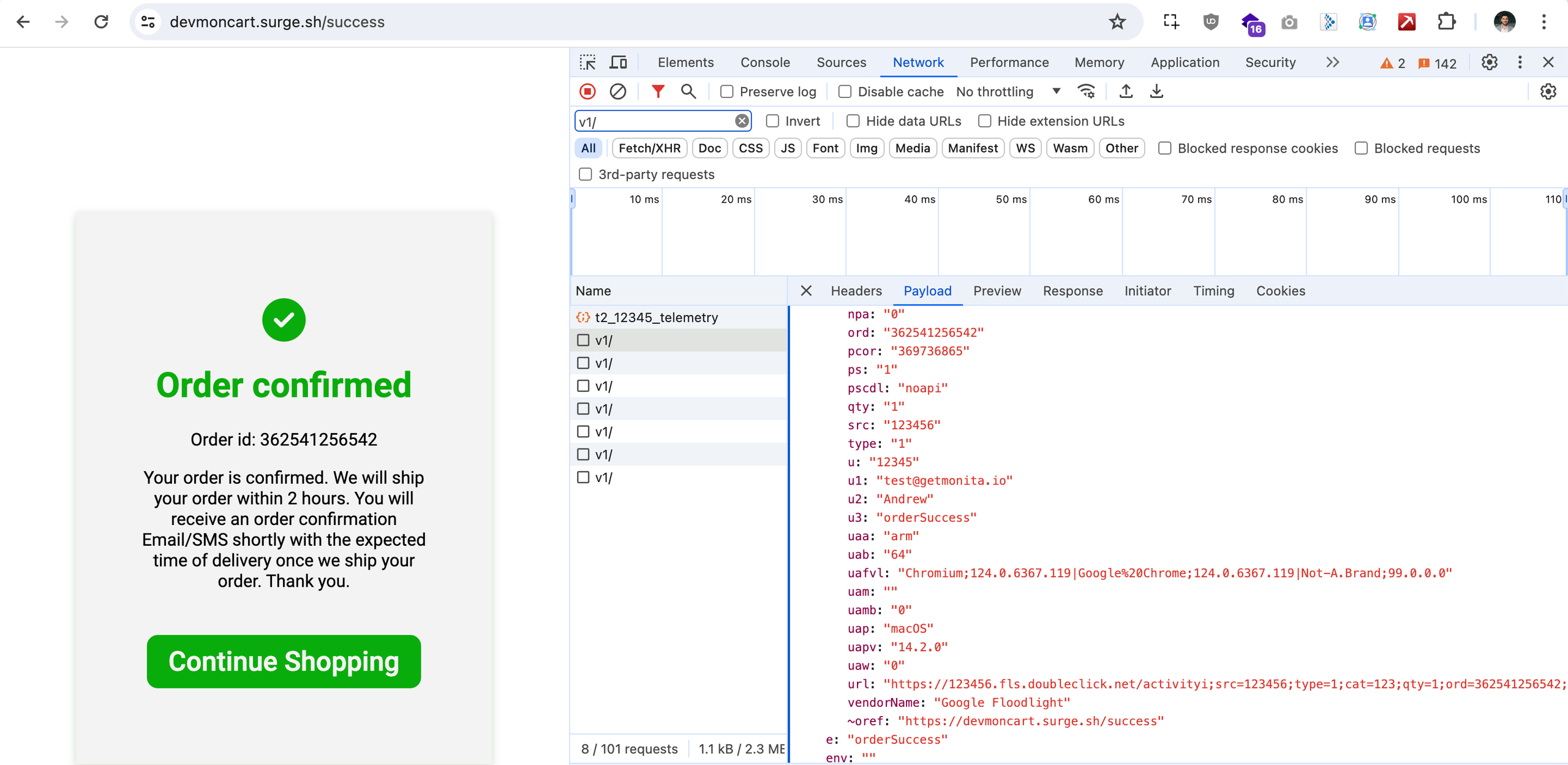 Monita deployment version