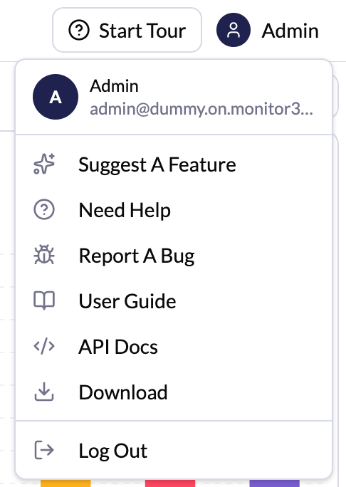Profile Menu