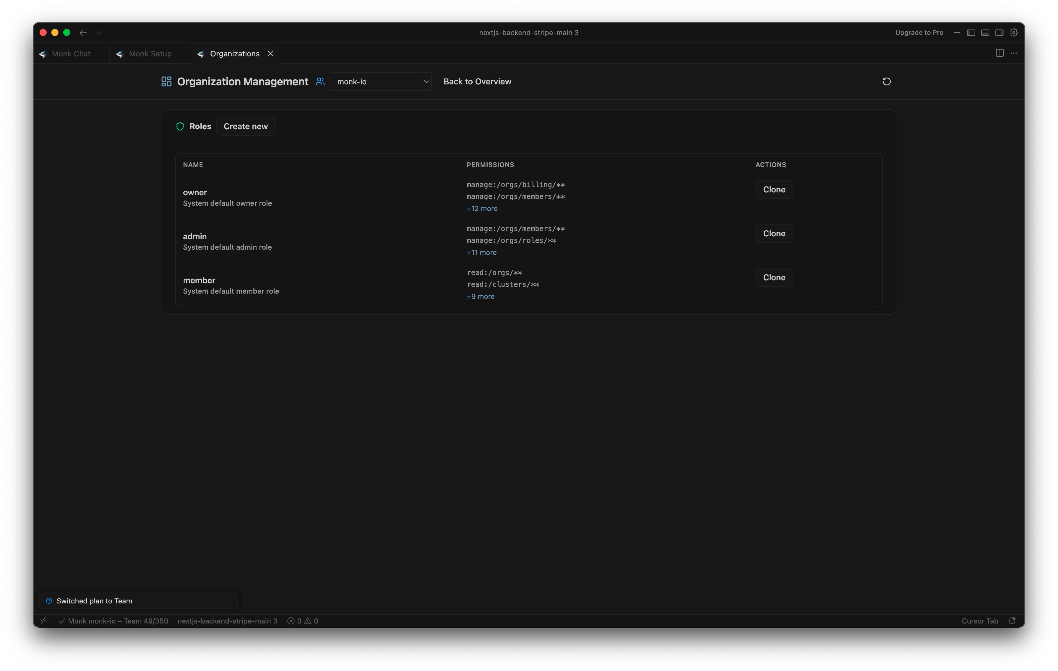 Access Control & Security - Monk Docs