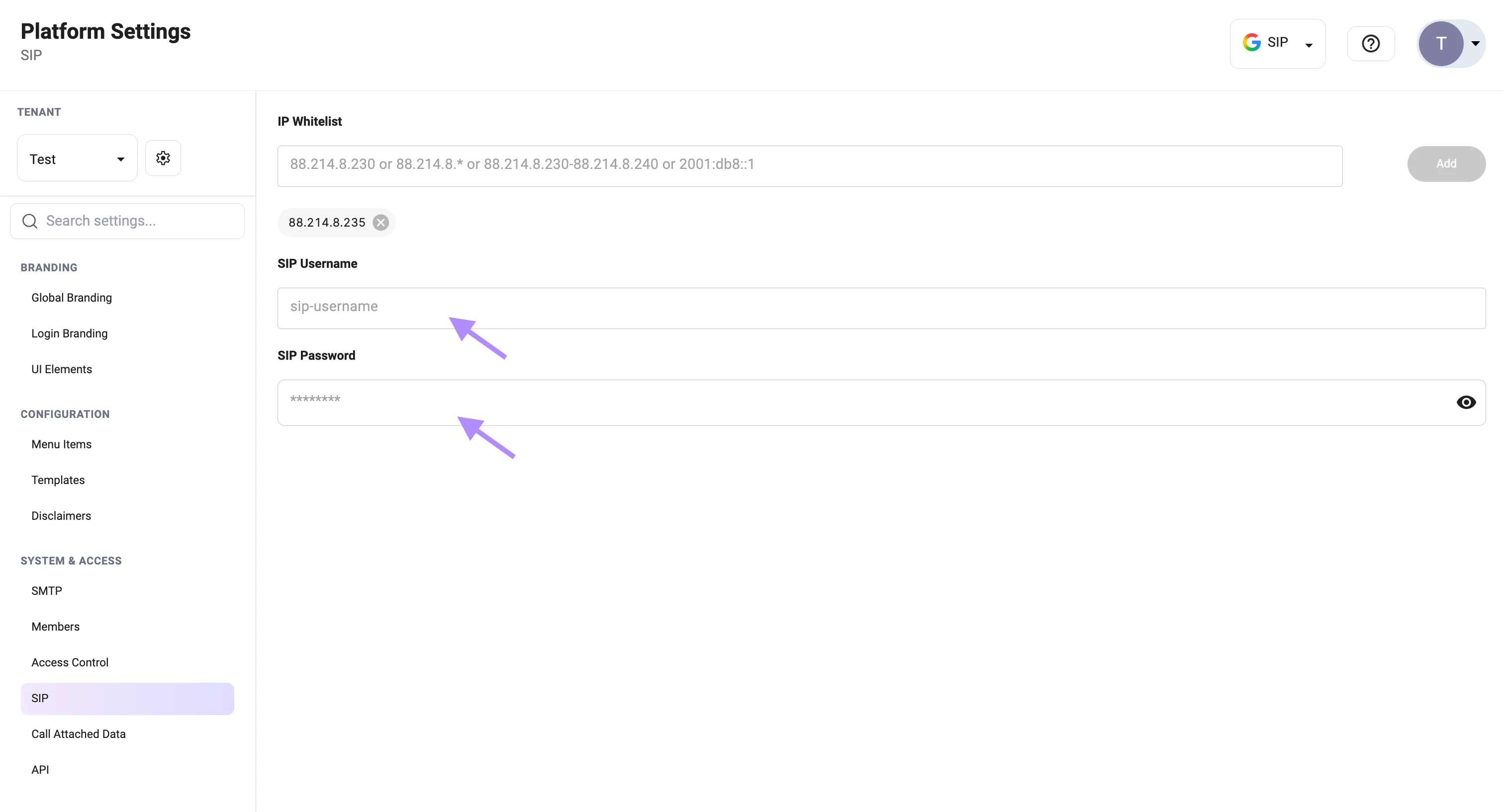 SIP Authentication