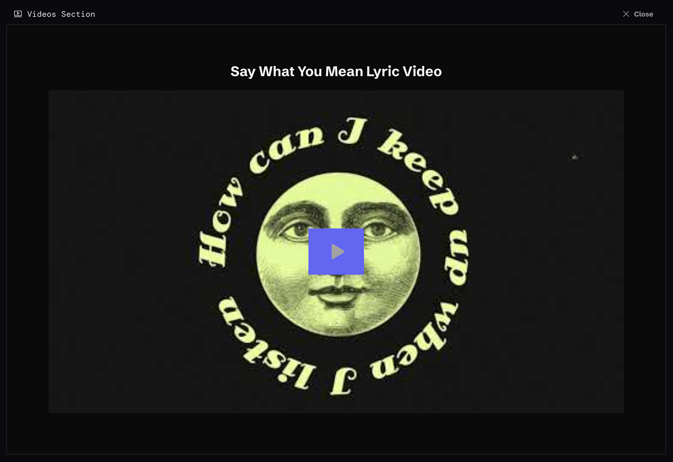 Monophonic.io Videos Section