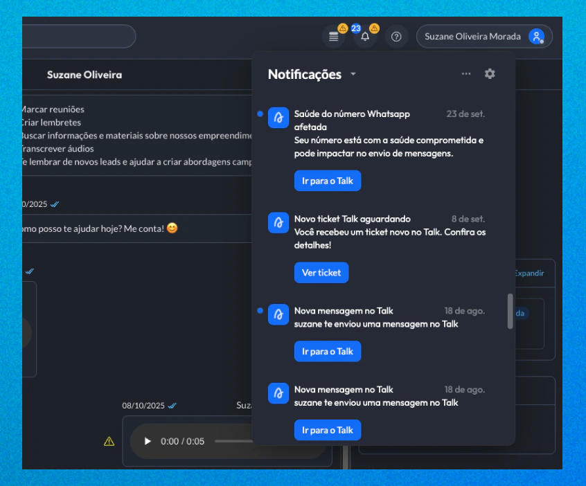 Notificacoes Saude Whatsapp