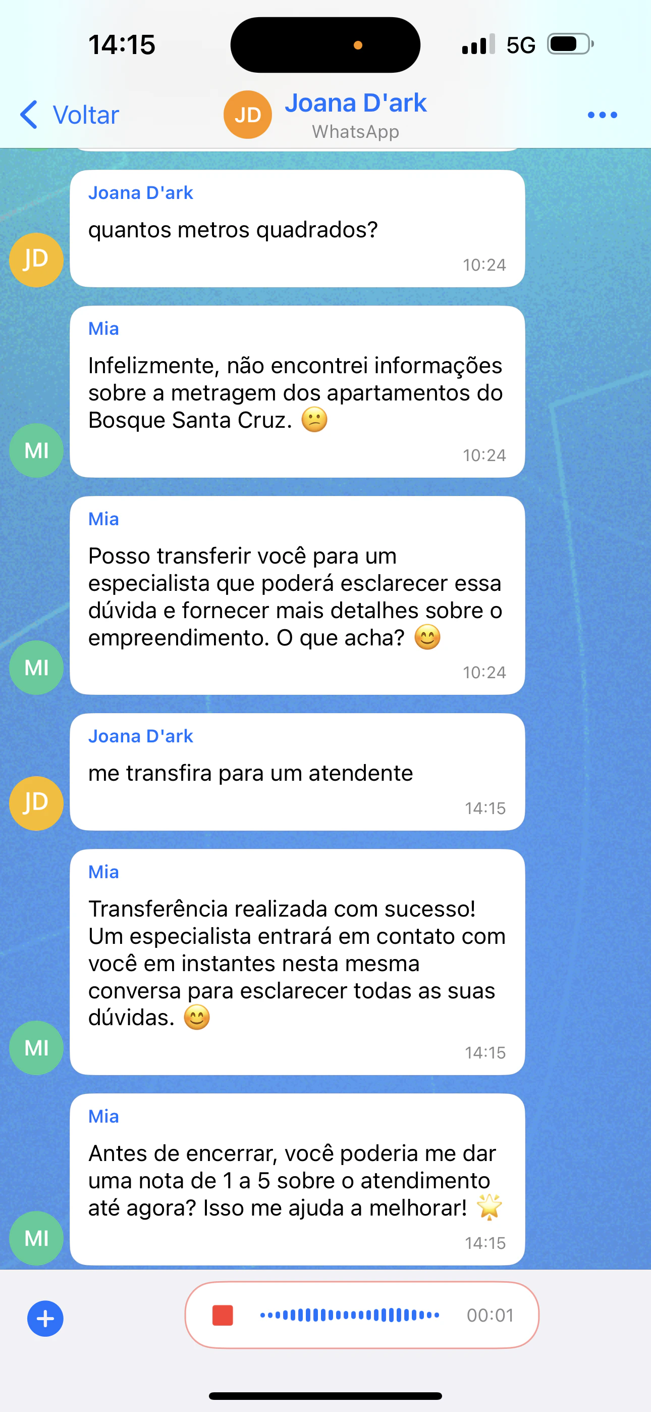 App Mobile Mensagens