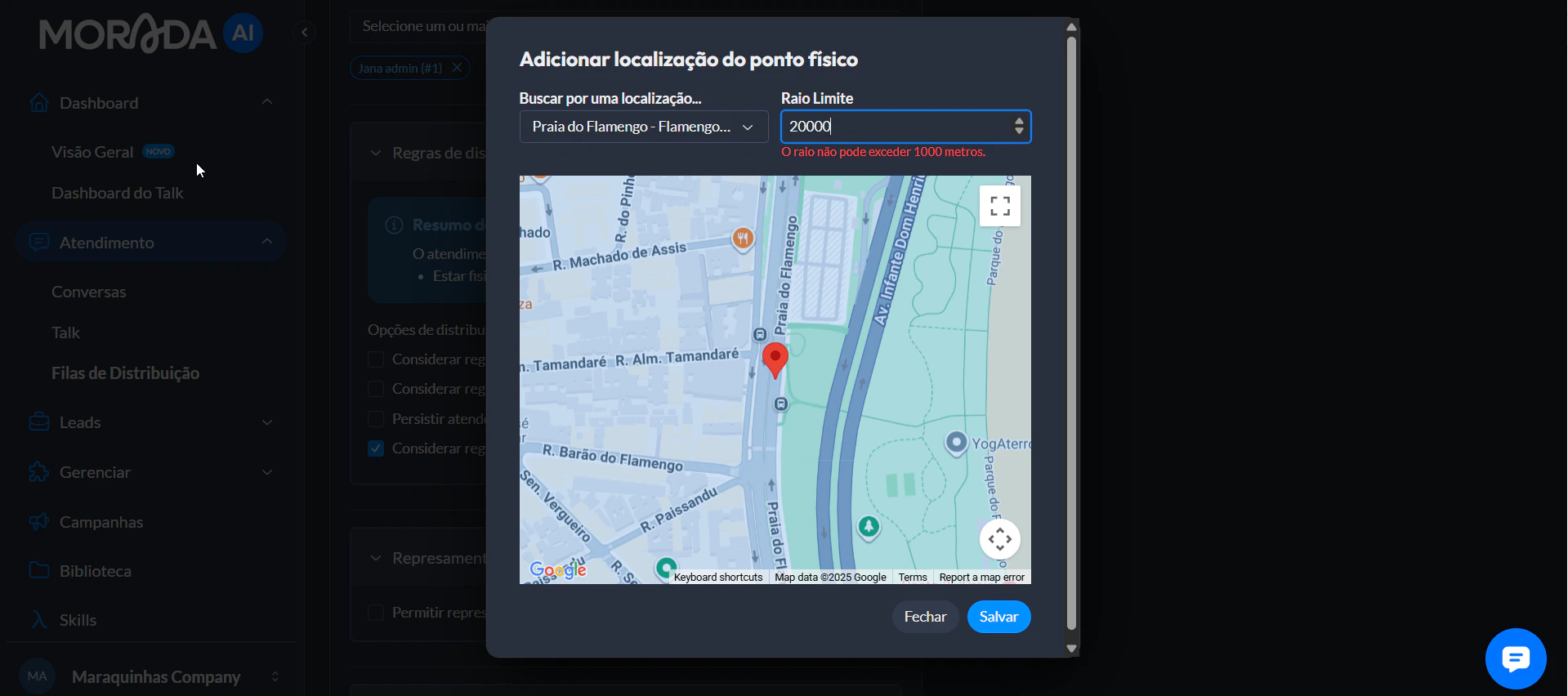 Geolocalizacao Endereco