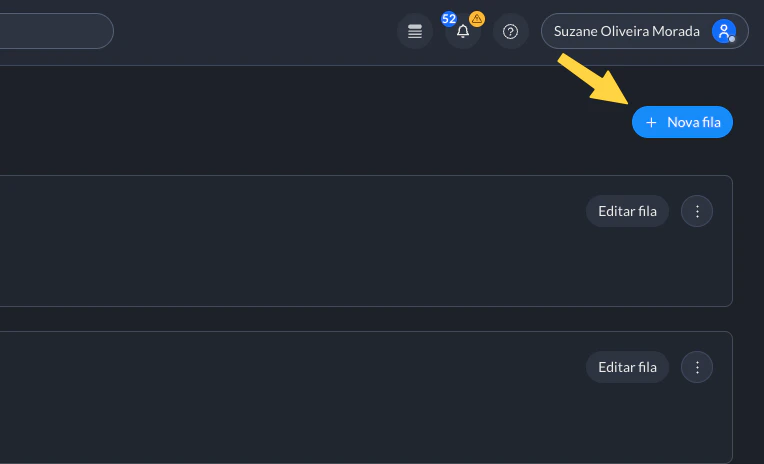 Pagina Filas Nova Fila