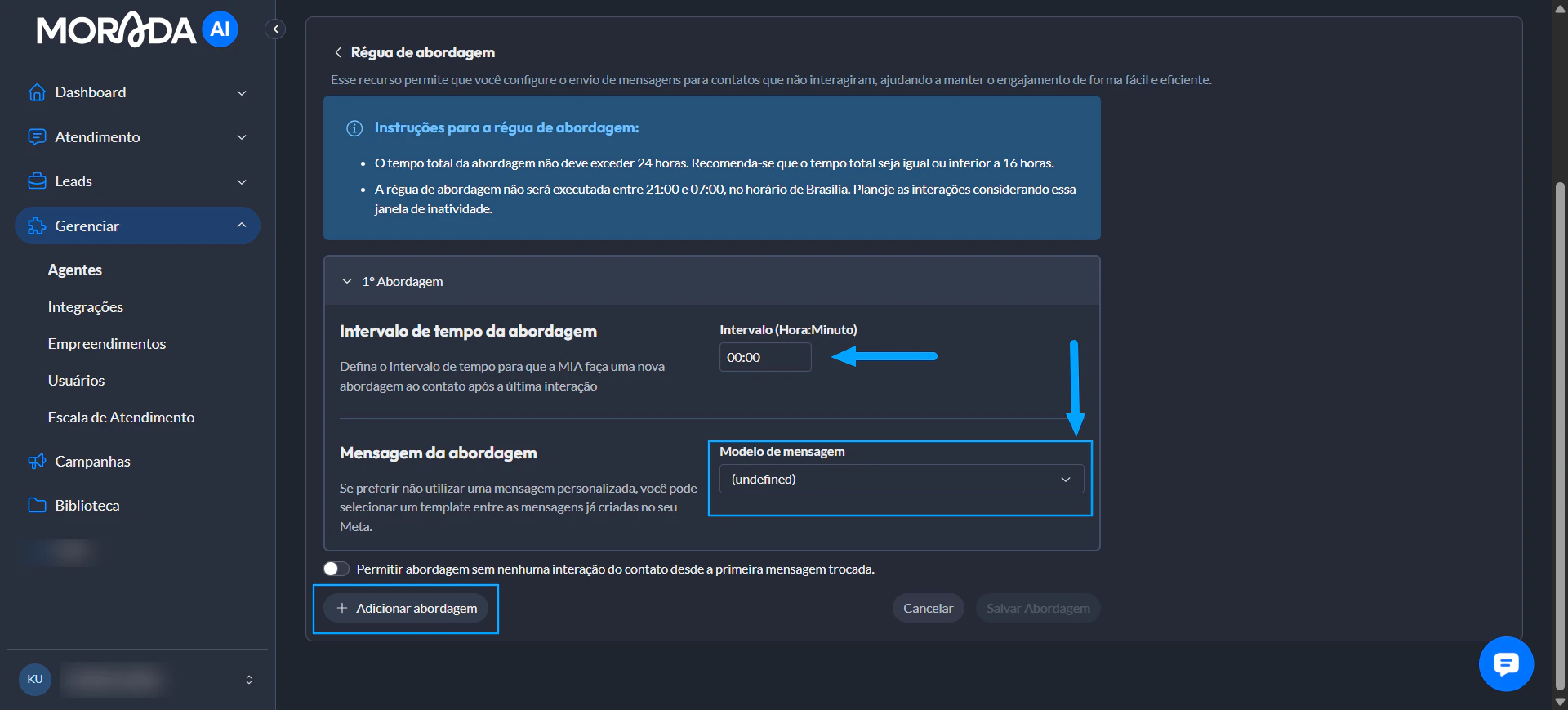 Regua Abordagem Etapas