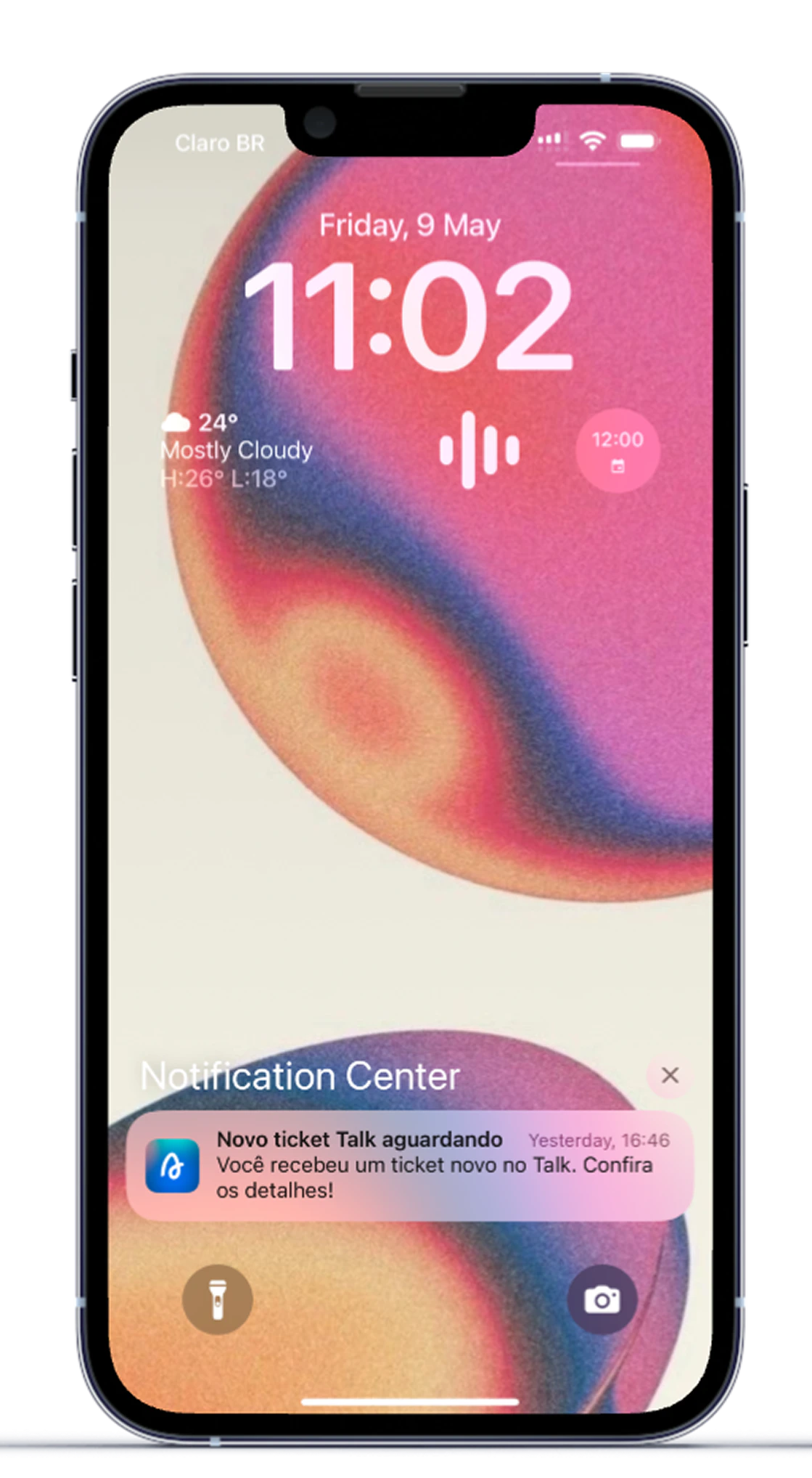 Notificação push no celular