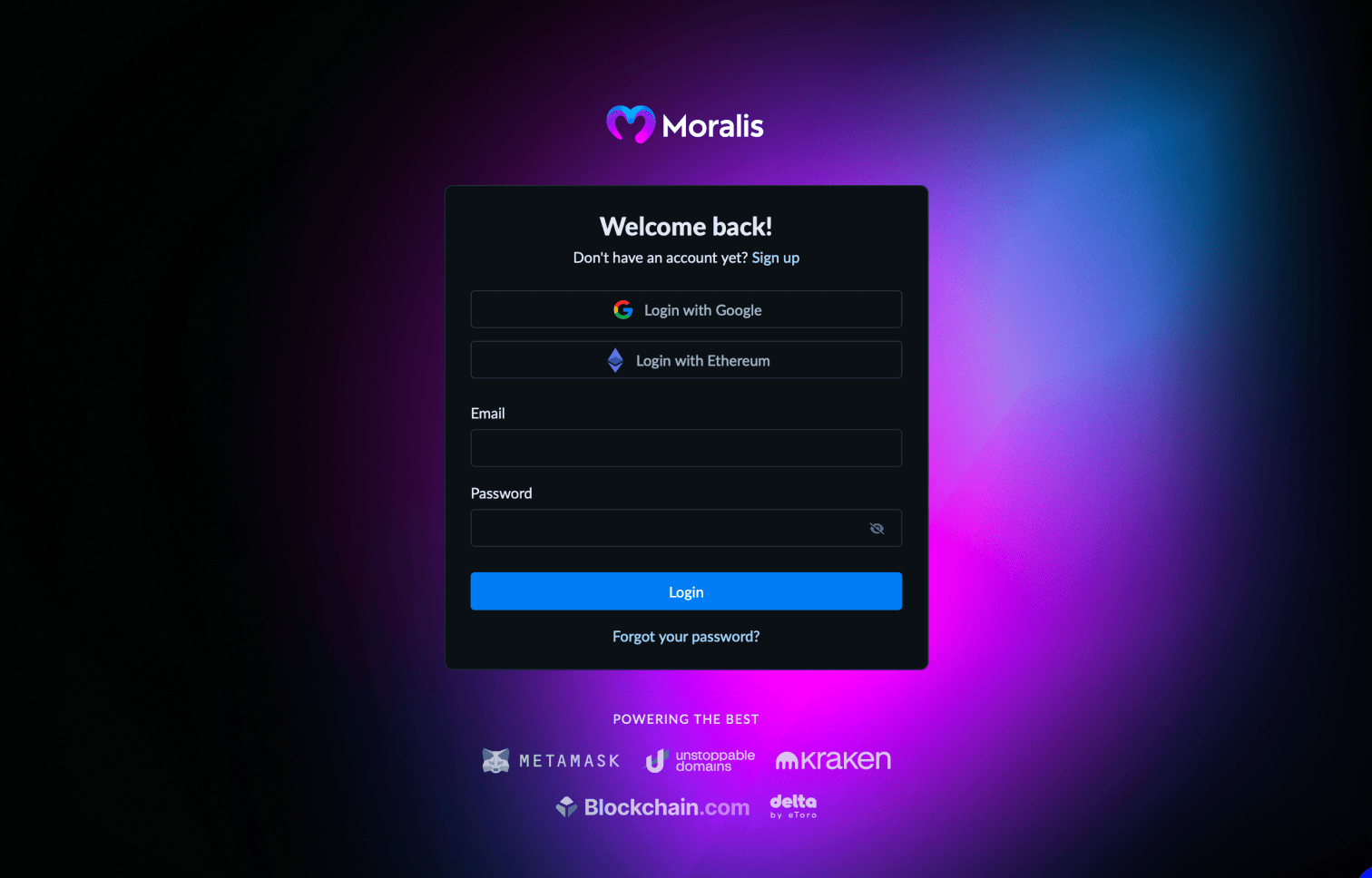 Get Your API Key - Moralis