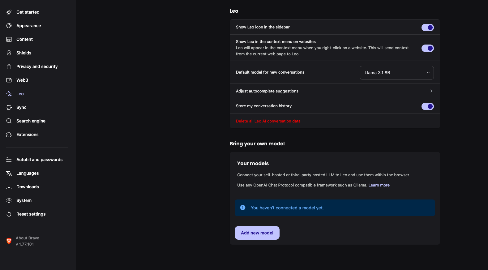 Bring your own model
