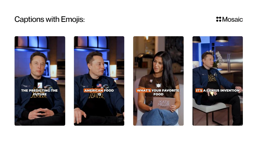 Captions with Emojis