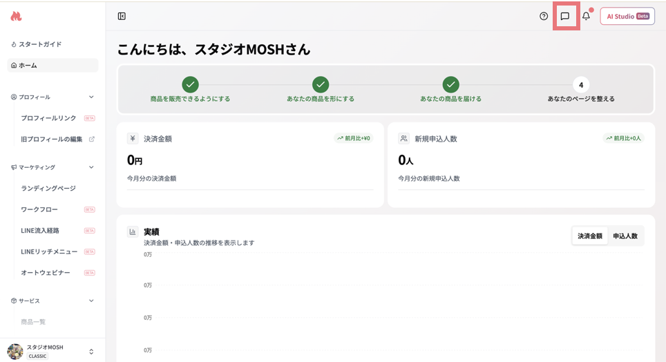 メッセージ