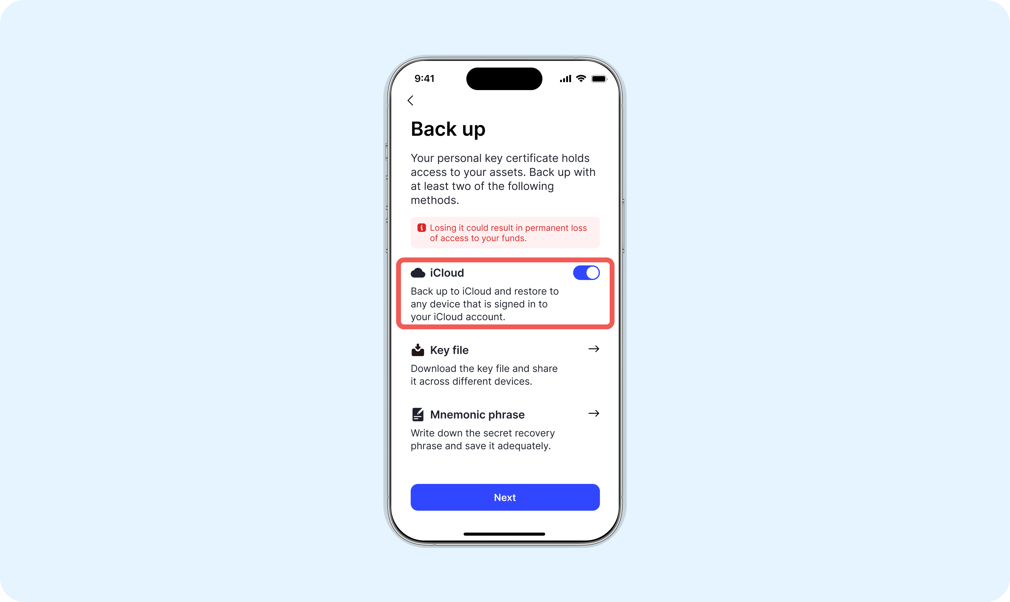 Back Up Your Key Certificate - mpcvault