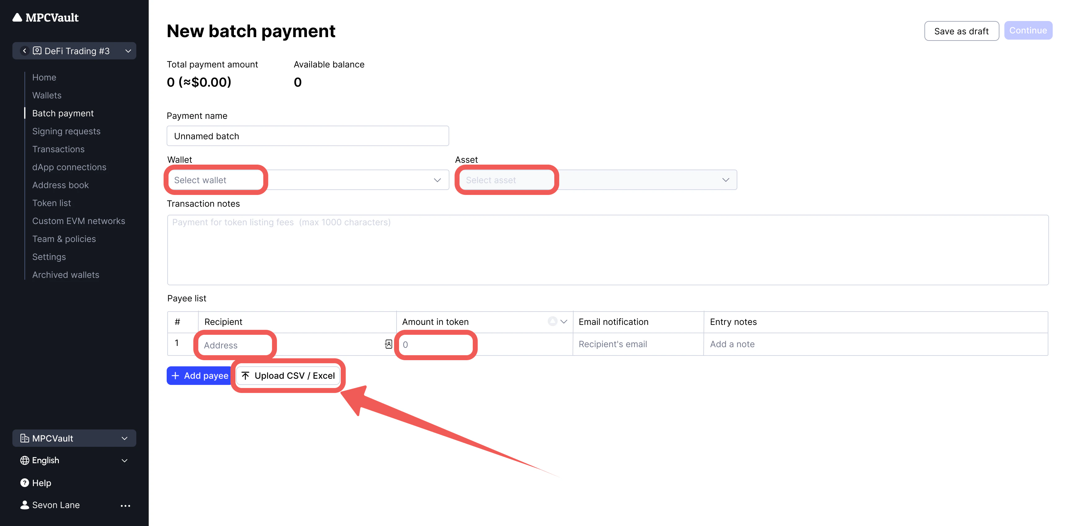 Add Recipients