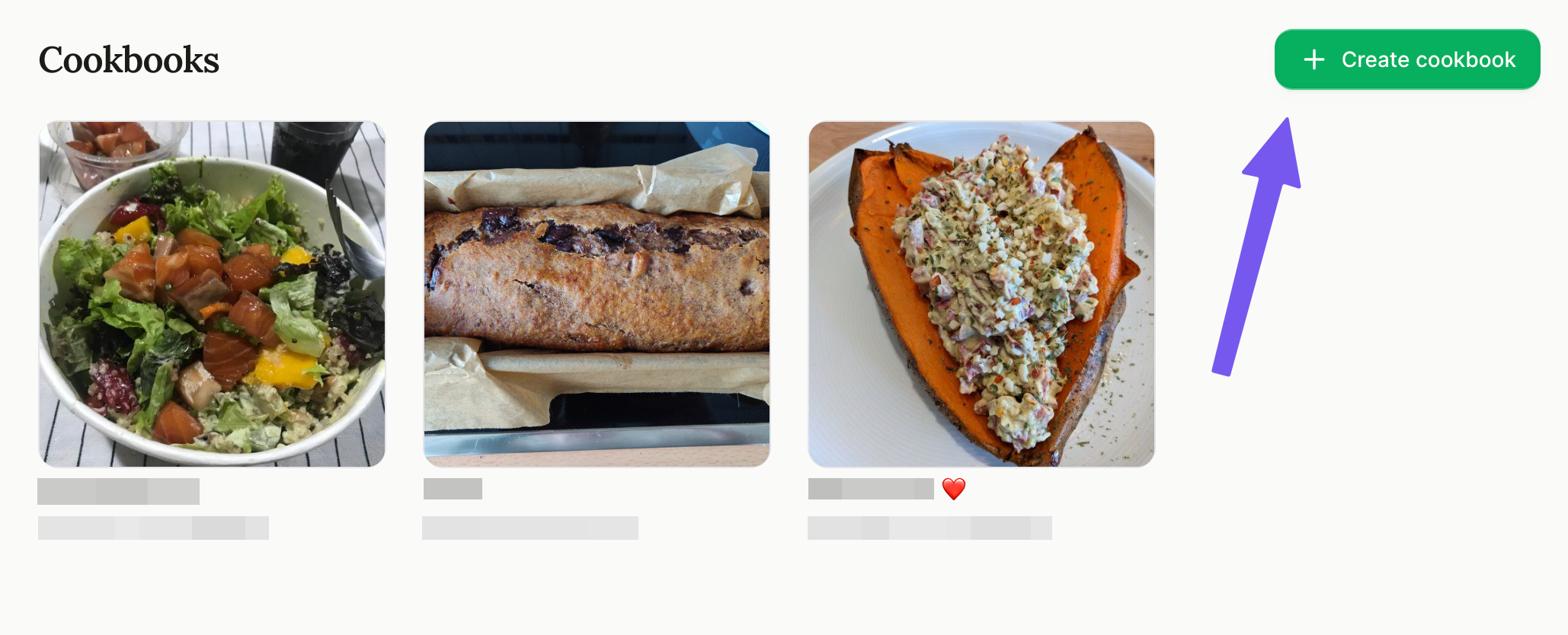 Create a cookbook