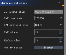 Configurar la velocidad y el ID de CAN