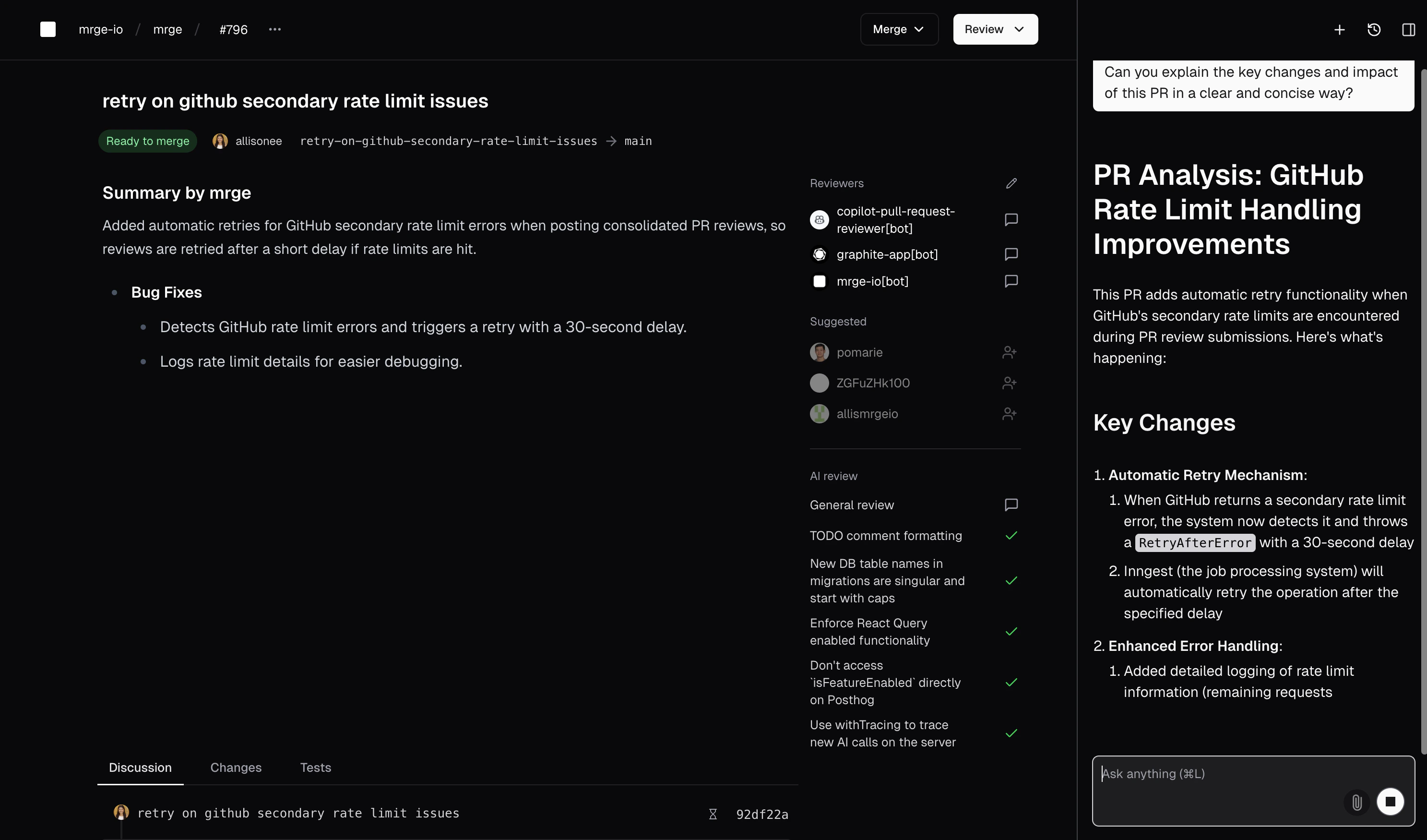 AI sidebar assistant