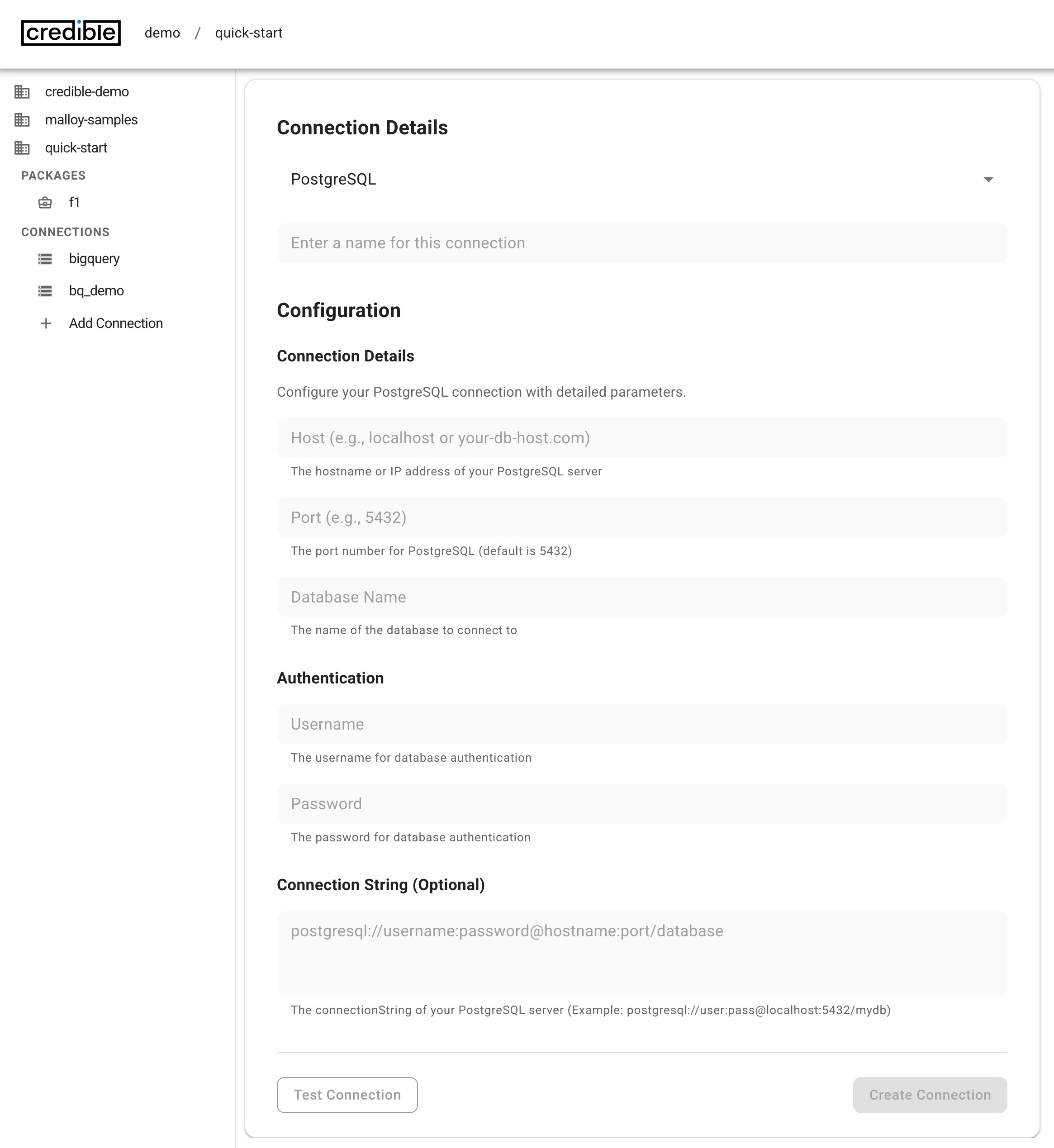 PostgreSQL Connection