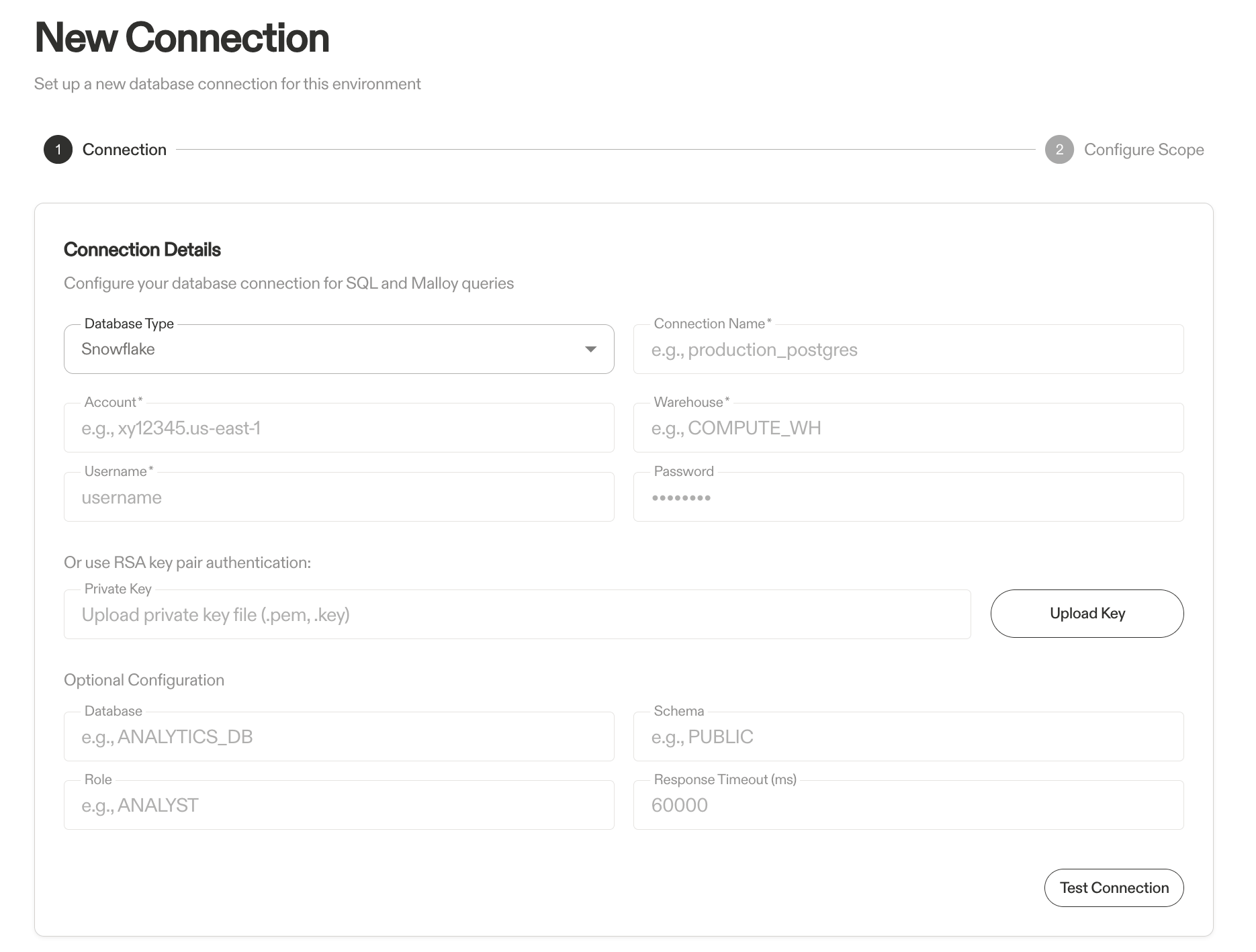 Snowflake Connection