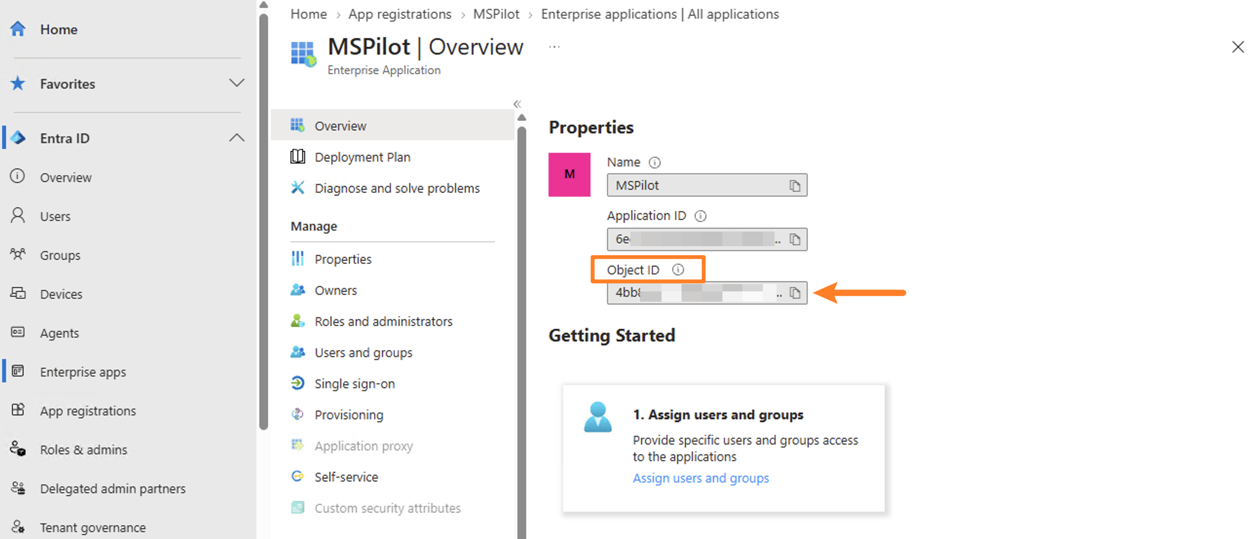 Copy Object Id