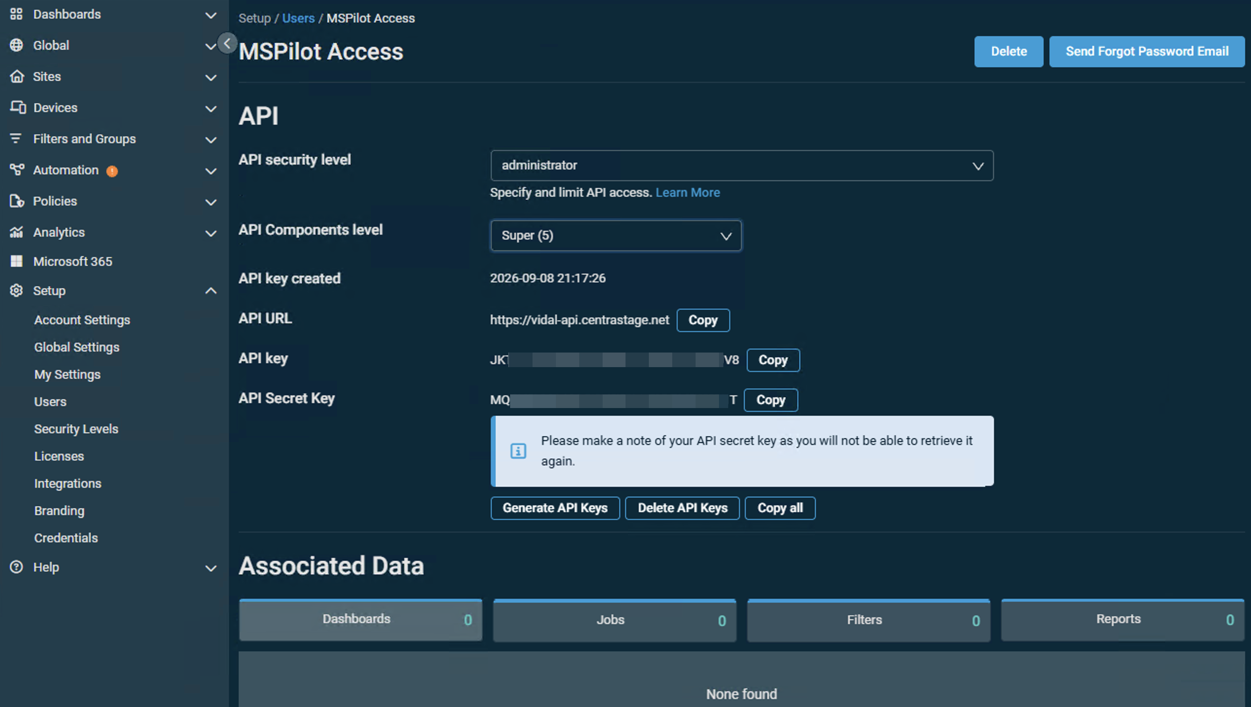 Enerate Api Keys