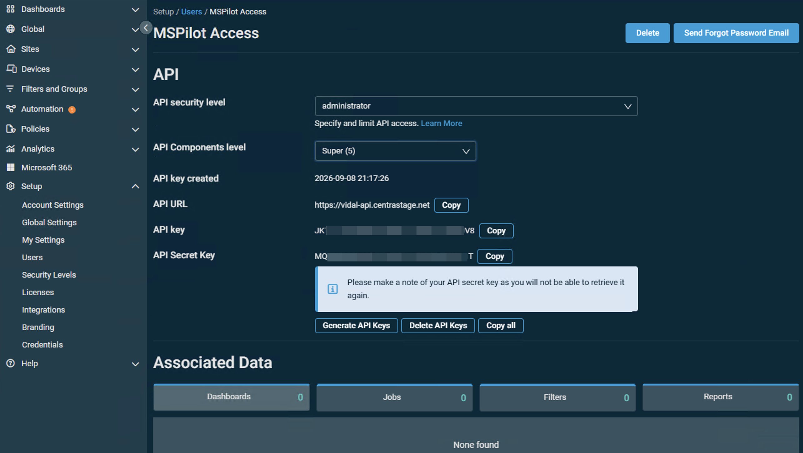 Enerate Api Keys