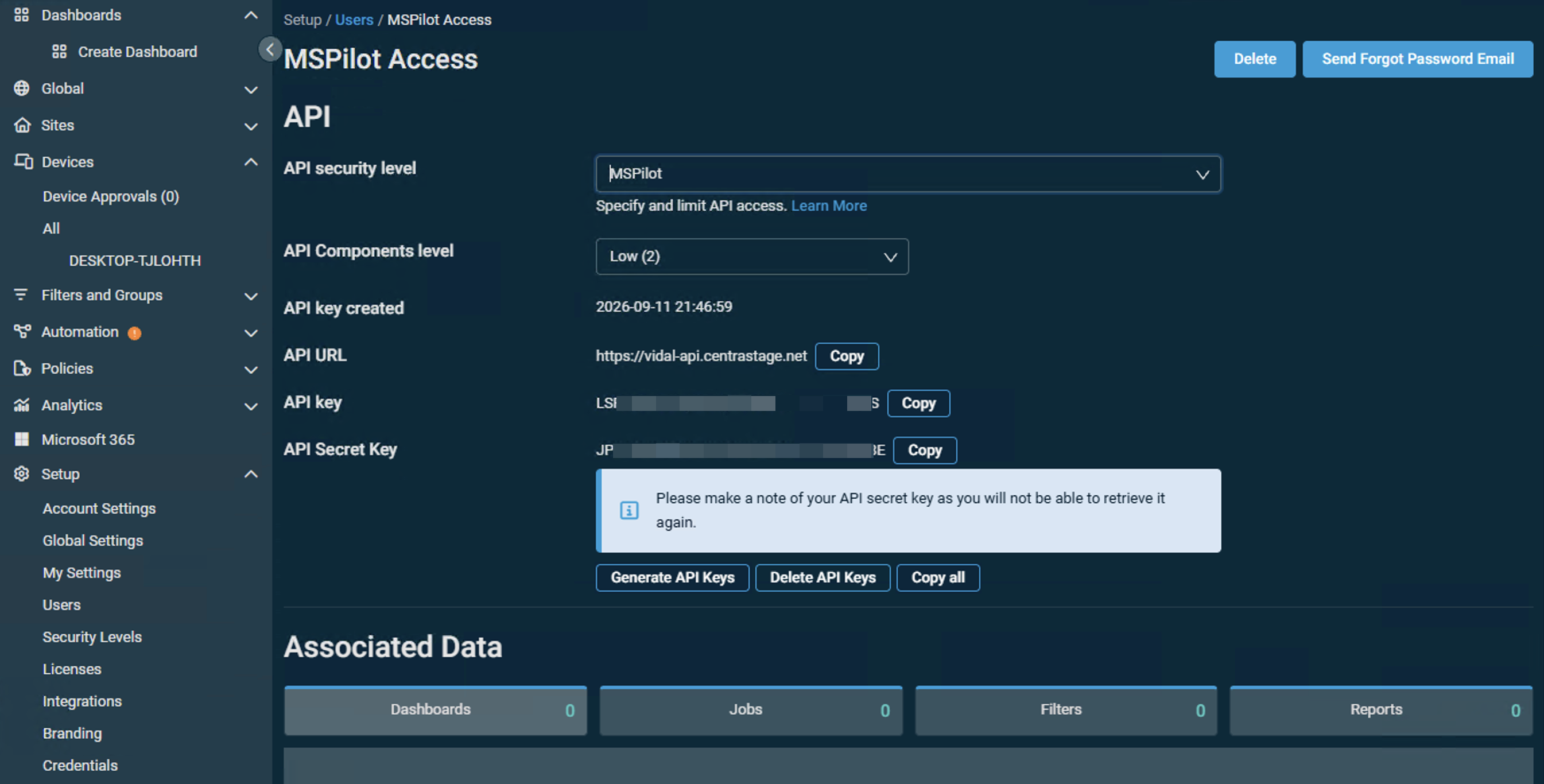 Enerate Api Keys