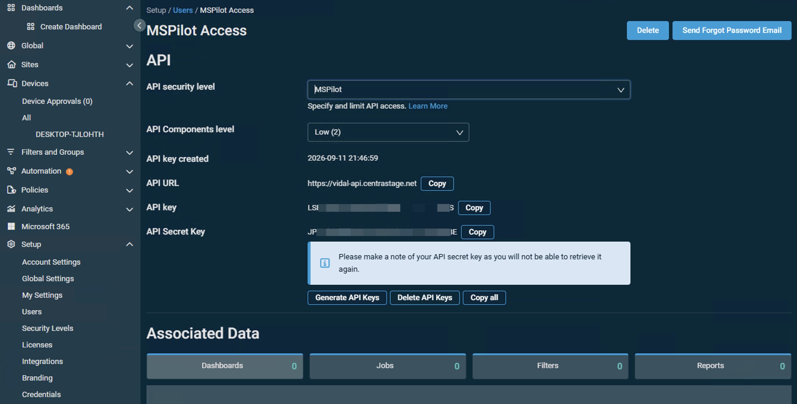 Enerate Api Keys
