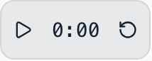 Presentation timer with start and reset controls showing zero elapsed time