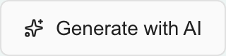 Generate with AI button for requesting a meeting summary draft