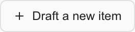 Planner AI Draft a new item shortcut.