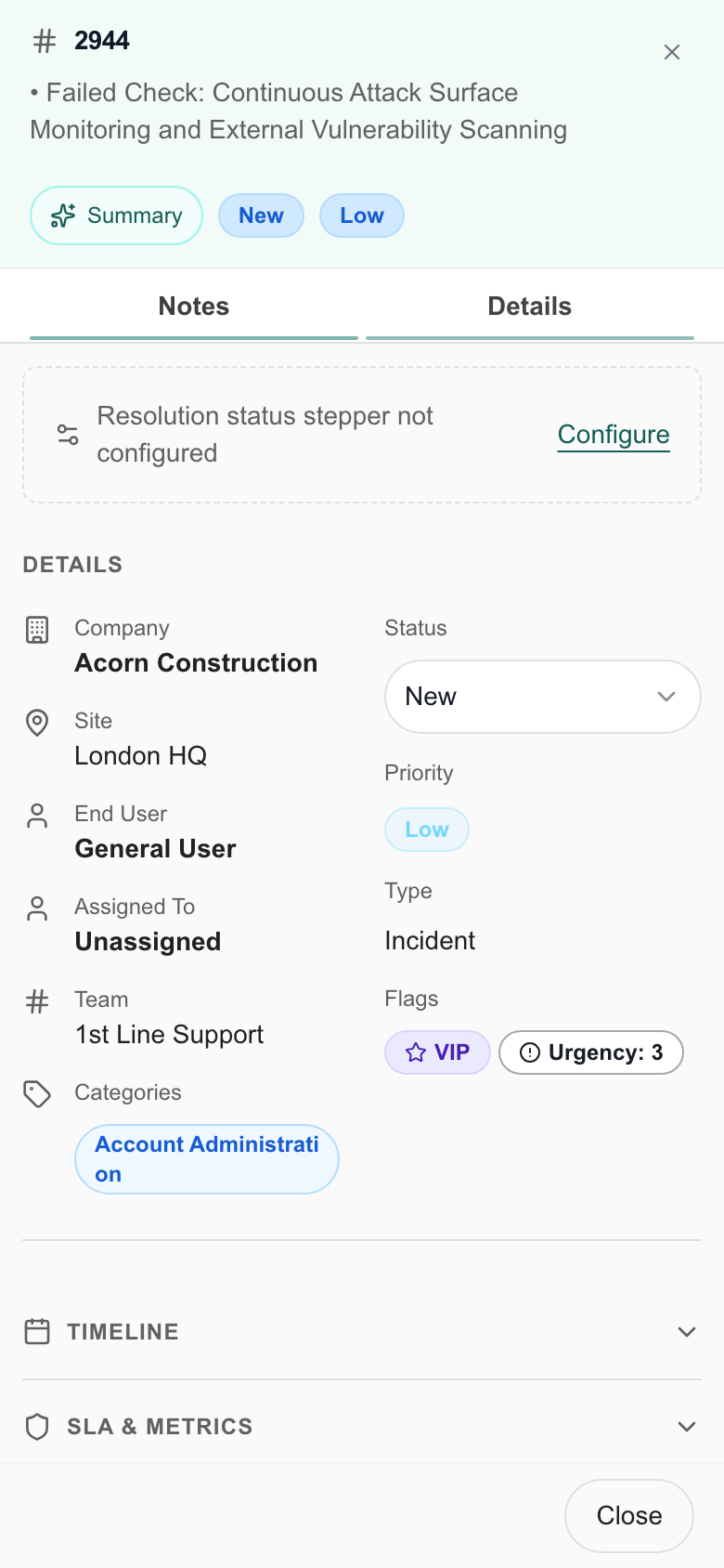 MSP staff phone Details tab readable while attachments are pending